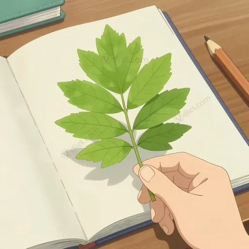 abruptly-pinnate leaf