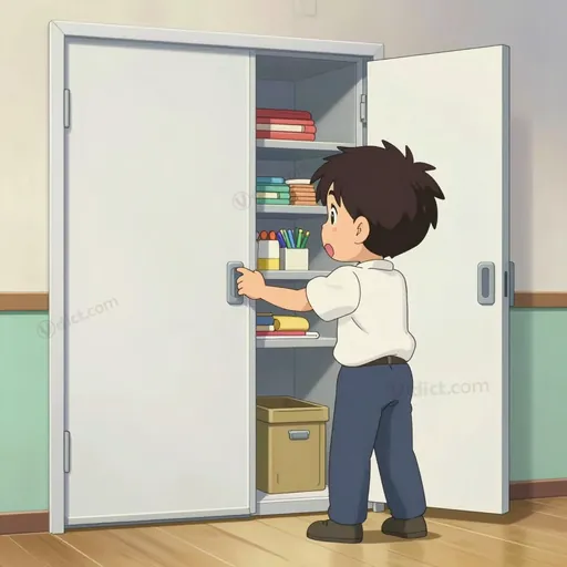 accordion door