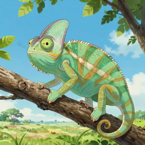 african chameleon