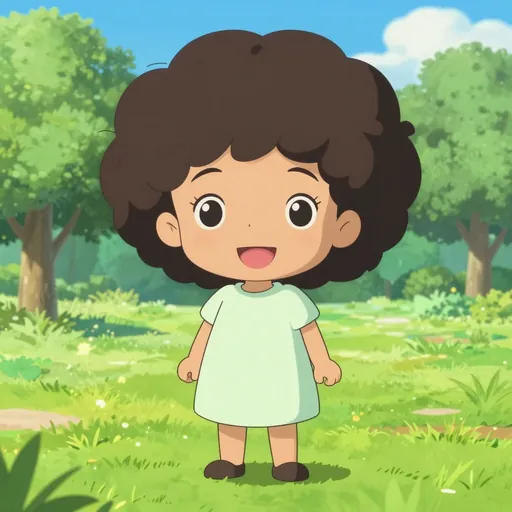 afro hairdo