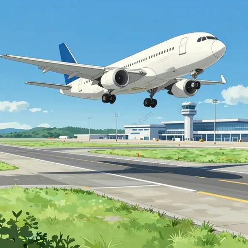 airplane landing