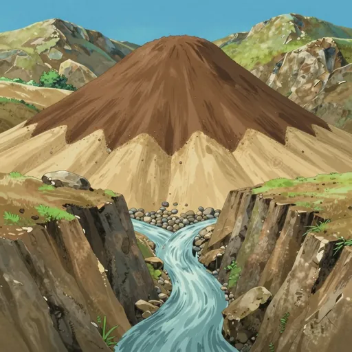 alluvial cone