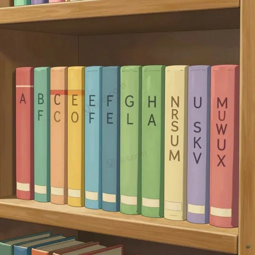 alphabetically