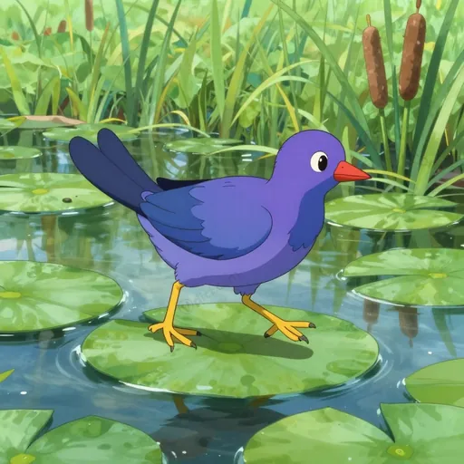 american gallinule