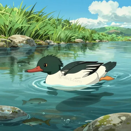 american merganser