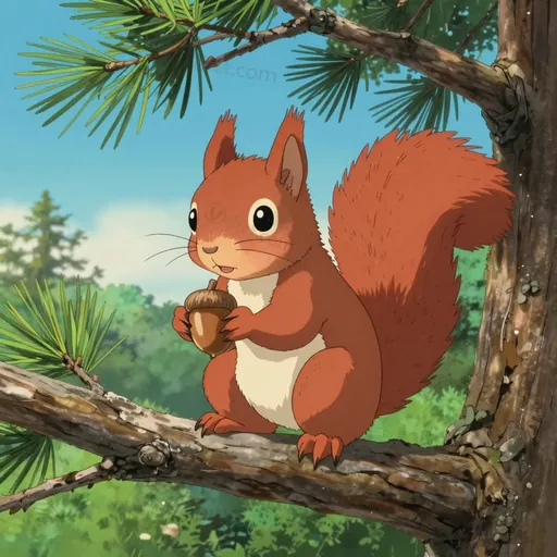 american red squirrel