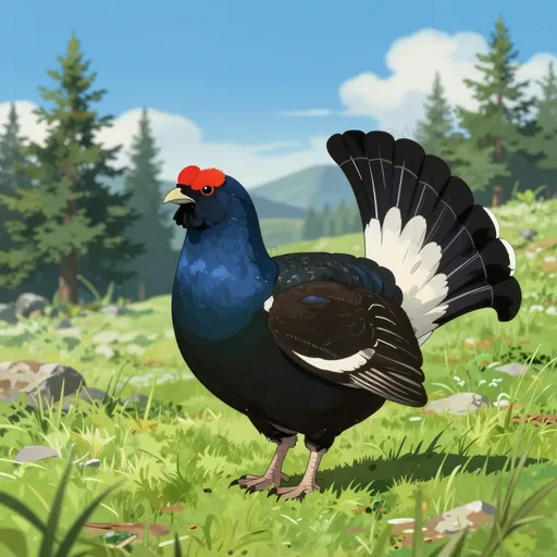 asian black grouse