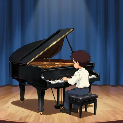 baby grand piano