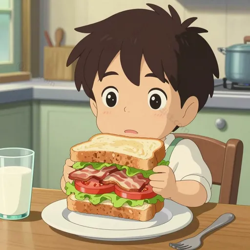 bacon-lettuce-tomato sandwich