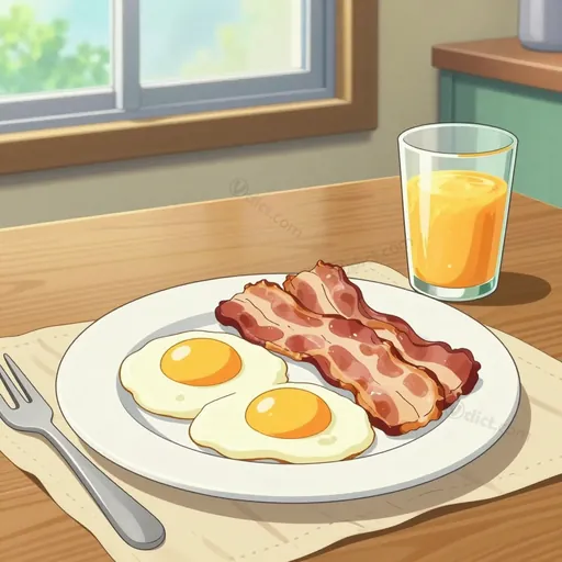 bacon and eggs