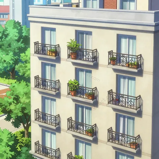 balconied