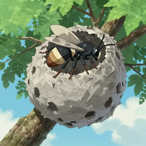bald-faced hornet