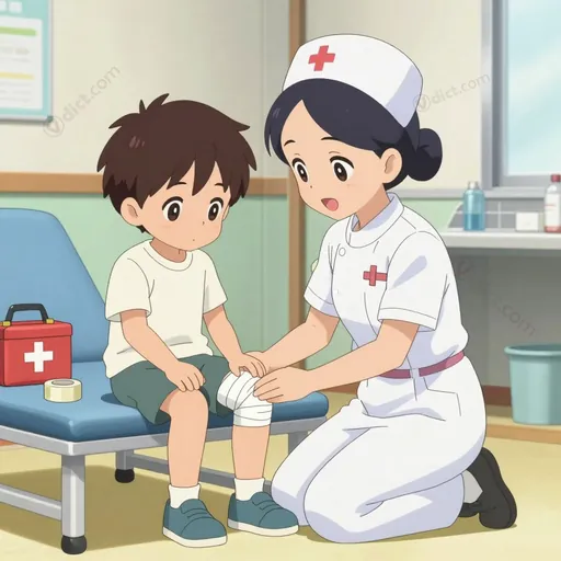bandaged