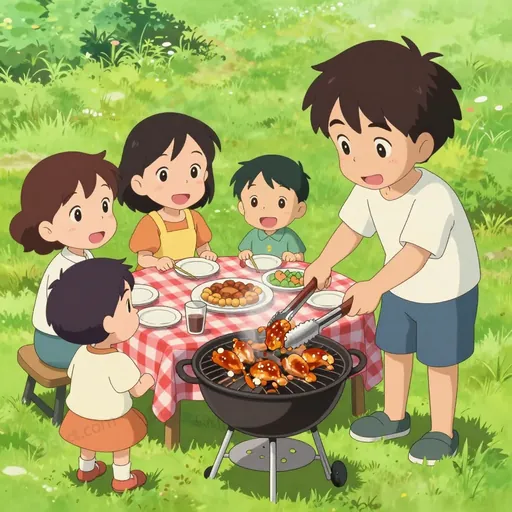 barbecued