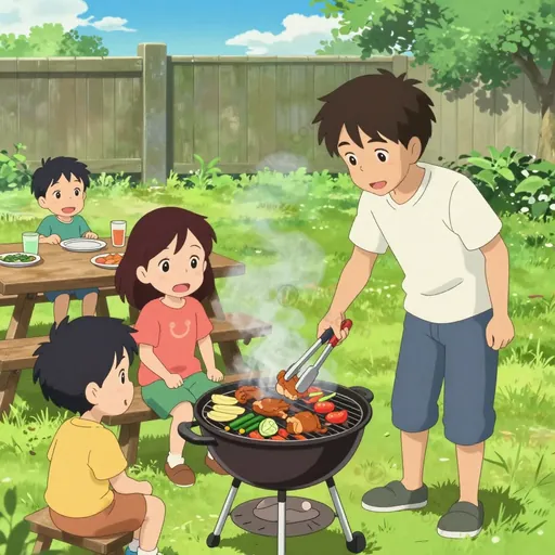 barbecuing