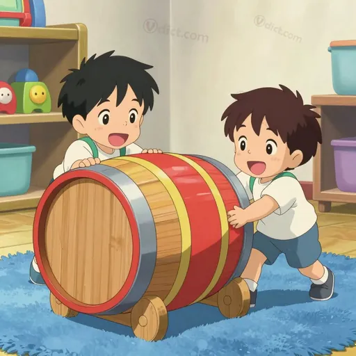 barrel-shaped