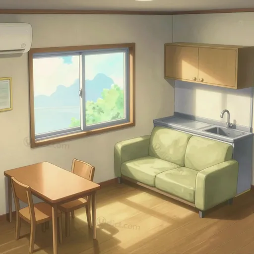bedsitting room