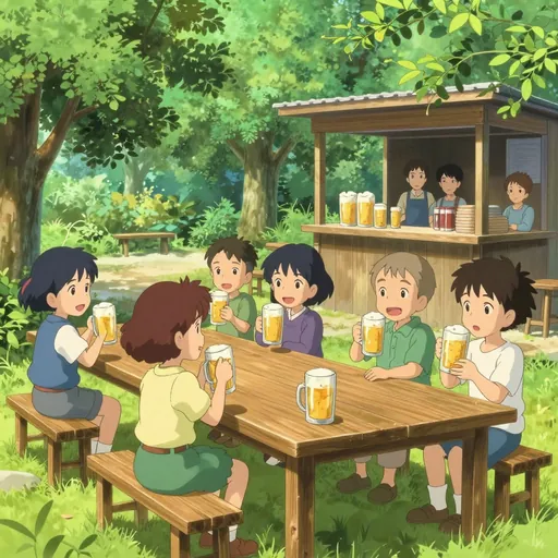 beer garden