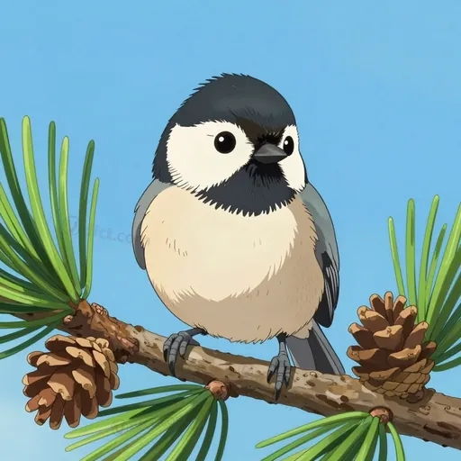 black-capped chickadee