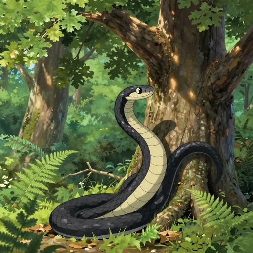 black rat snake