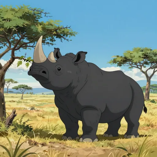 black rhinoceros