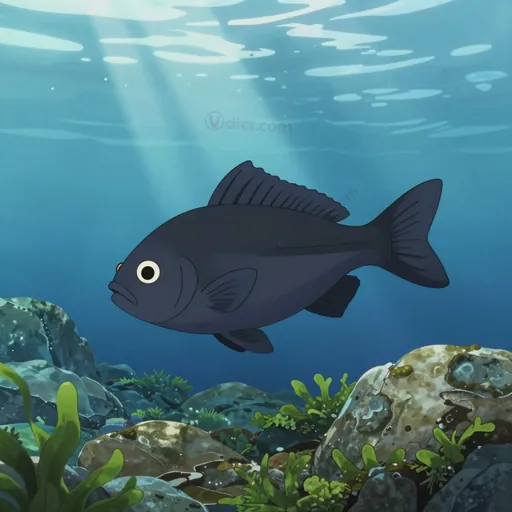 black rudderfish