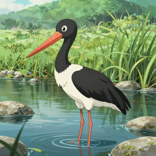 black stork