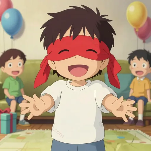 blindfolded