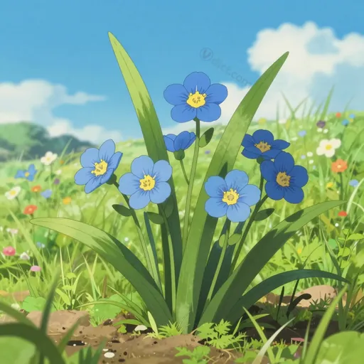blue-eyed grass