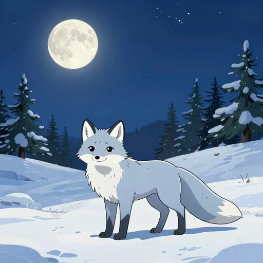 blue fox
