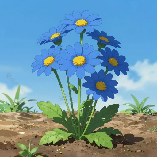 blue marguerite