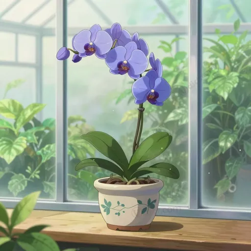 blue orchid