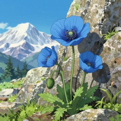 blue poppy