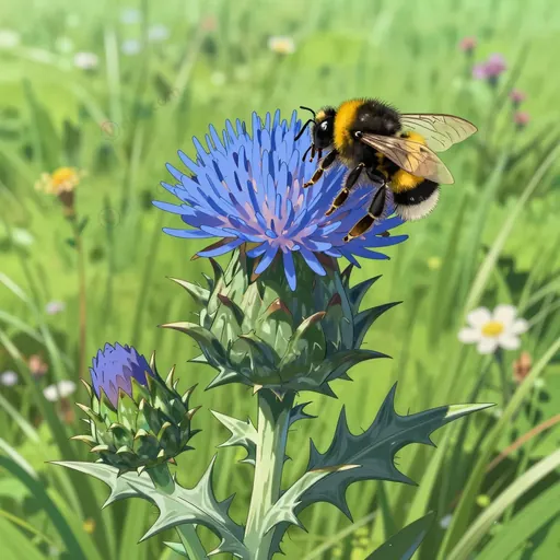 blue thistle