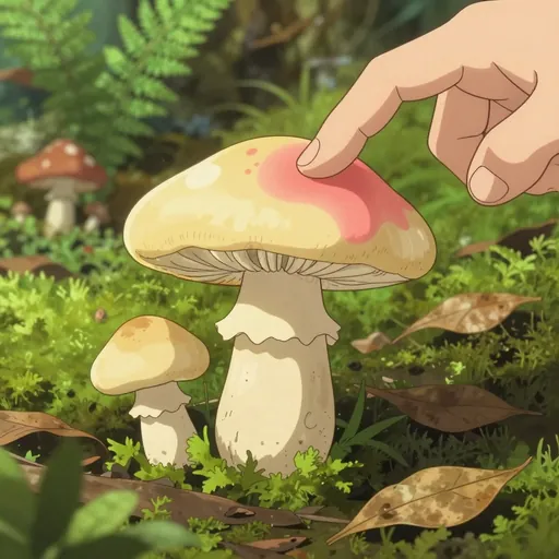 blushing mushroom
