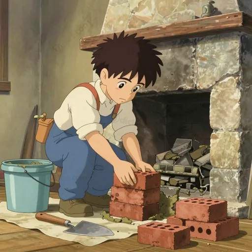 brick over
