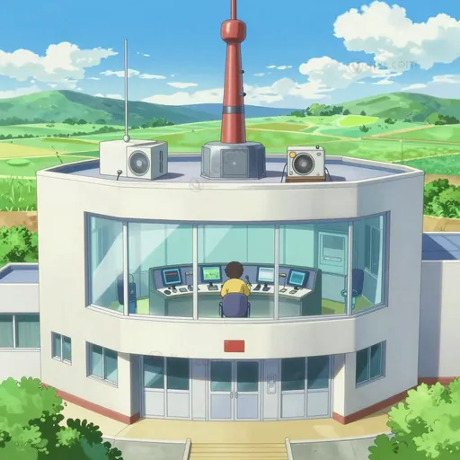 broadcasting station