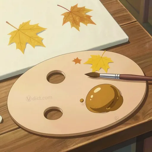brownish yellow