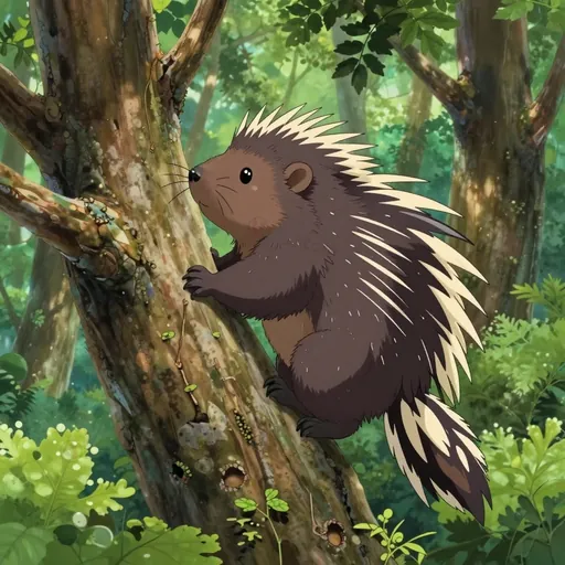 brush-tail porcupine