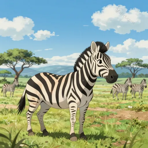 burchell's zebra
