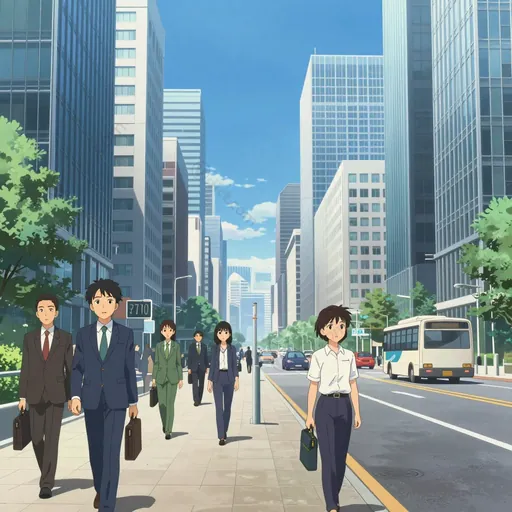 business district