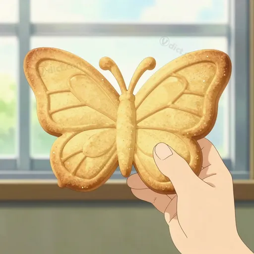 butterfly-shaped