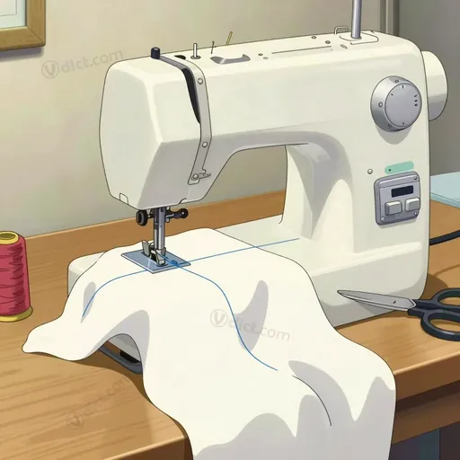 by machine