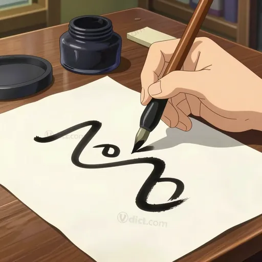 calligraphic