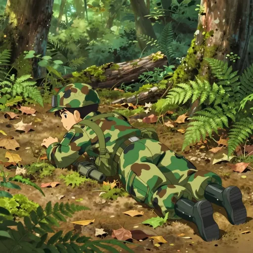 camouflaged