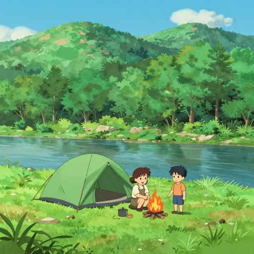 camp down