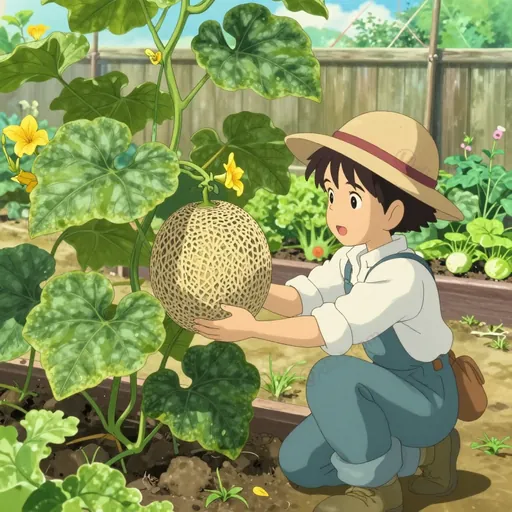 cantaloupe vine