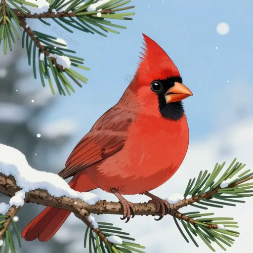 cardinal grosbeak