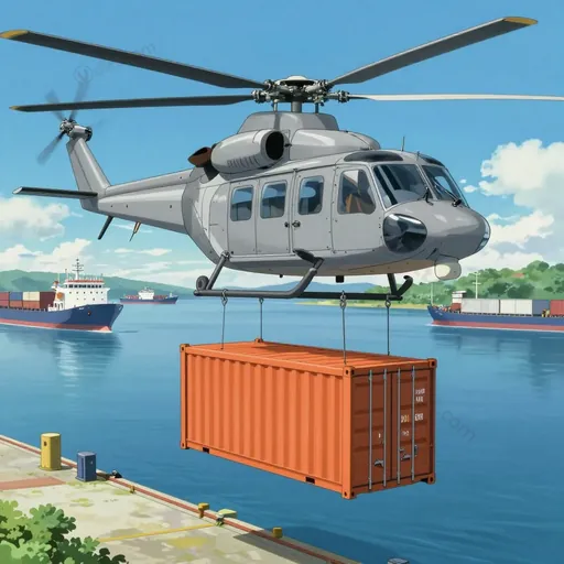 cargo helicopter