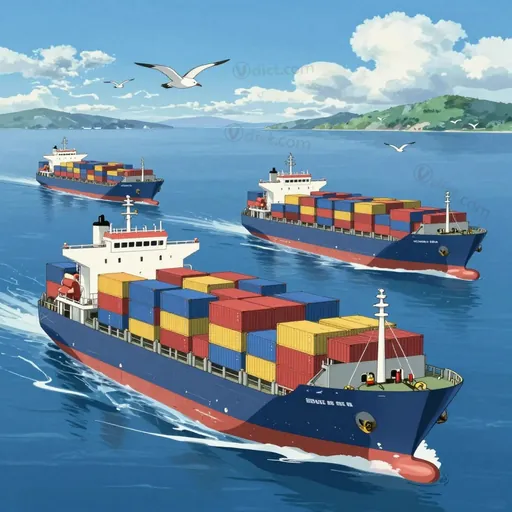 cargo ships